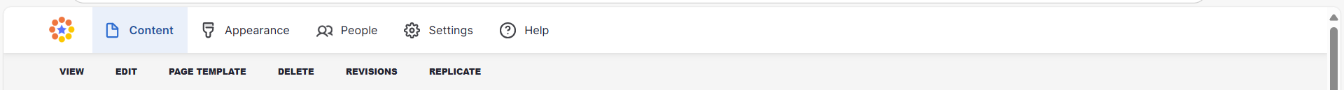 Admin/Administrative Ribbon