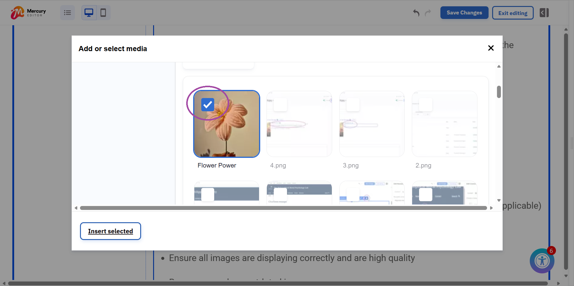 Changing image dimensions instructions