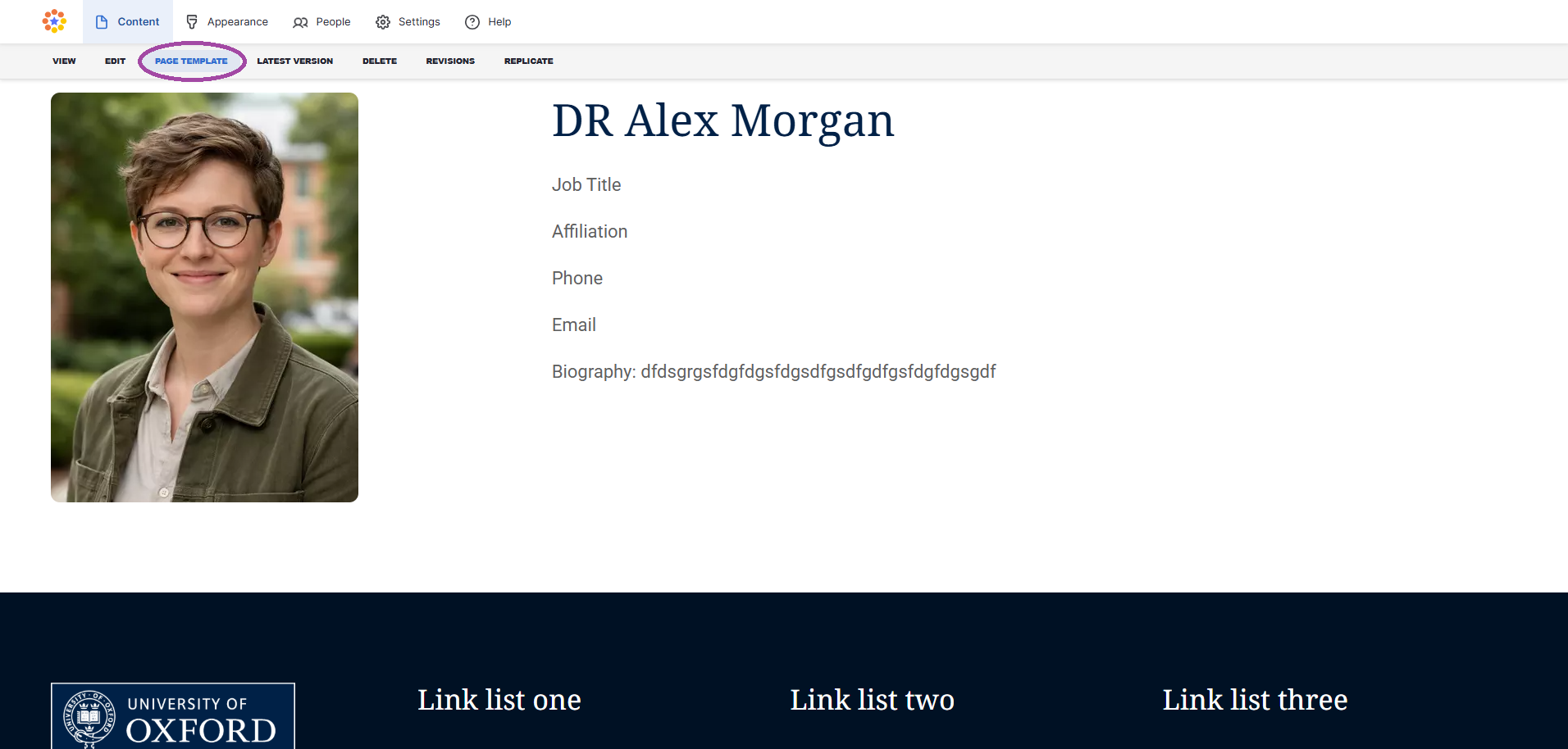 Creating a template step-by-step