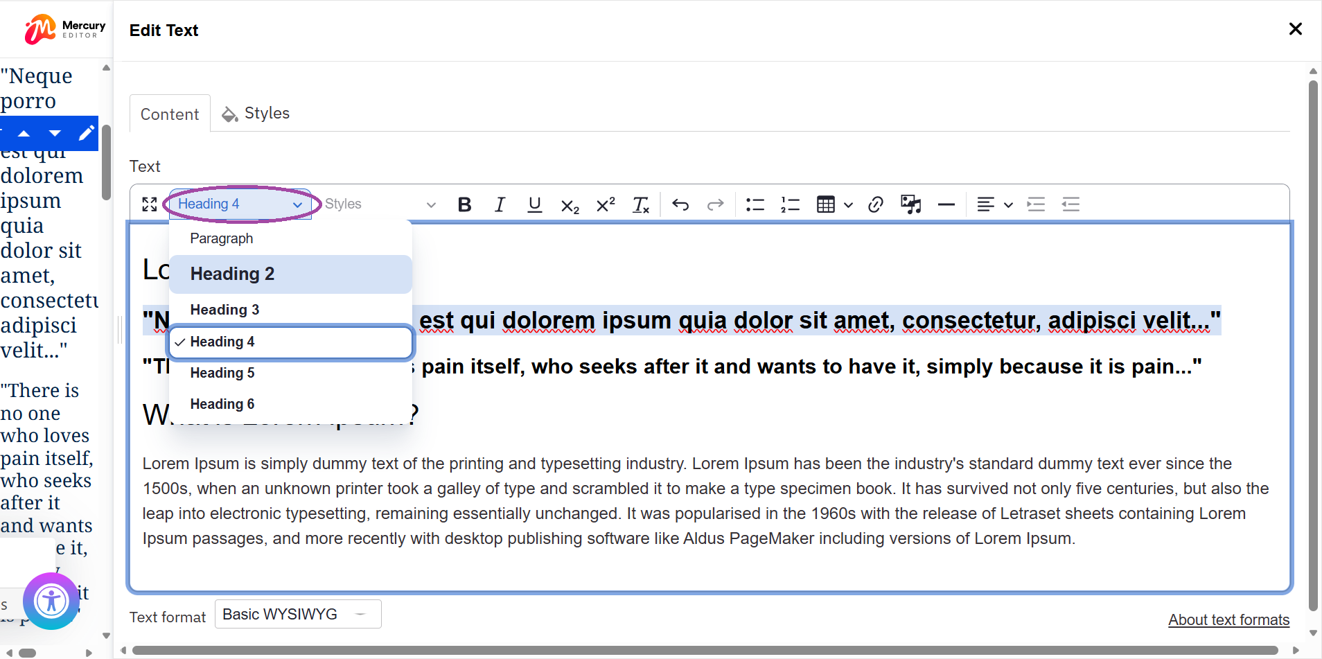 Removing formatting from text step-by-step