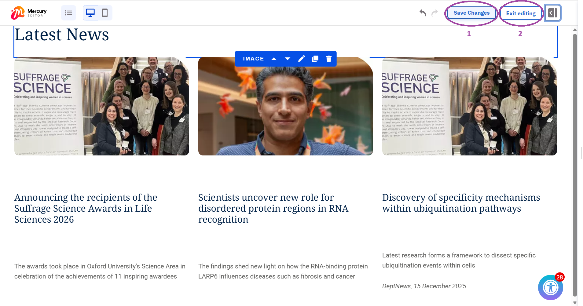Adding a node link step-by-step instructions