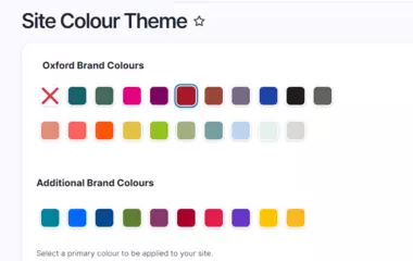 Theme Colours (Changing appearance)