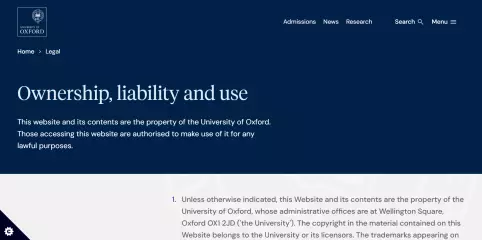 Copyright page screenshot